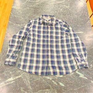 L.L. Bean Women’s Scotch Plaid Flannel Shirt Medium